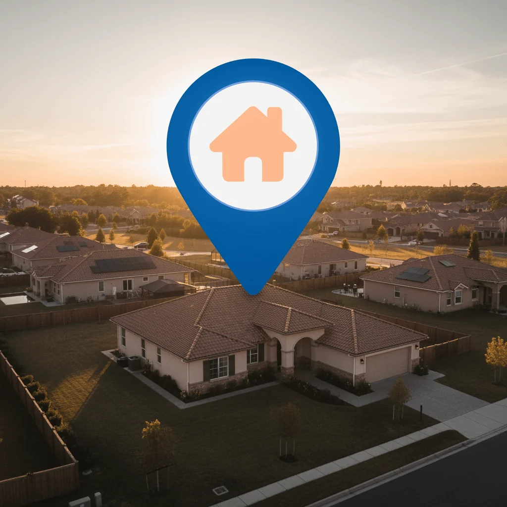 House location for address verification